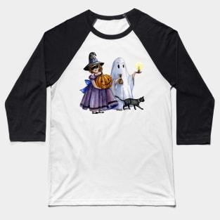 Halloween ghost & princess Baseball T-Shirt